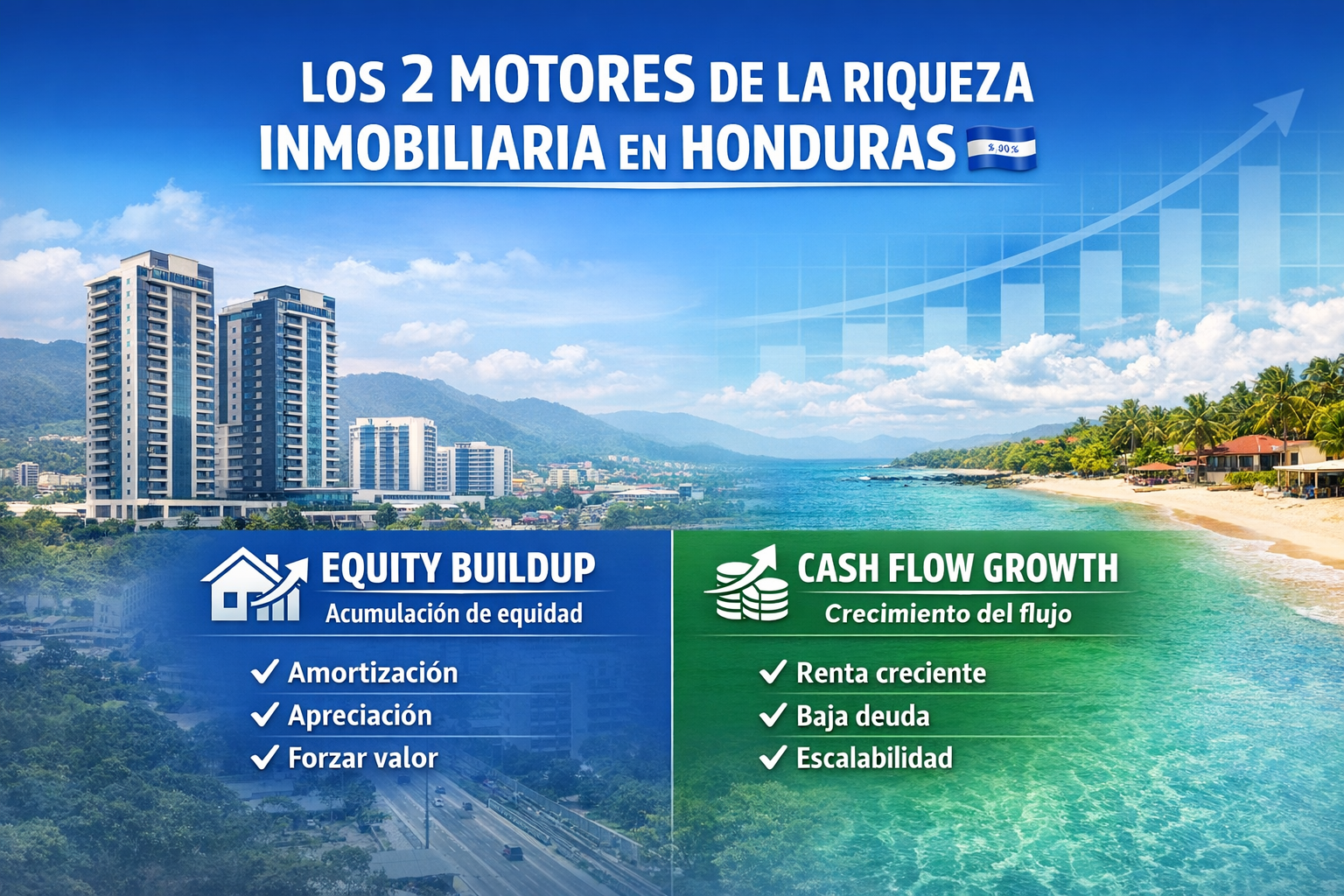 Modelo de los 2 Motores de la Riqueza Inmobiliaria en Honduras (con datos reales 2025–2026)