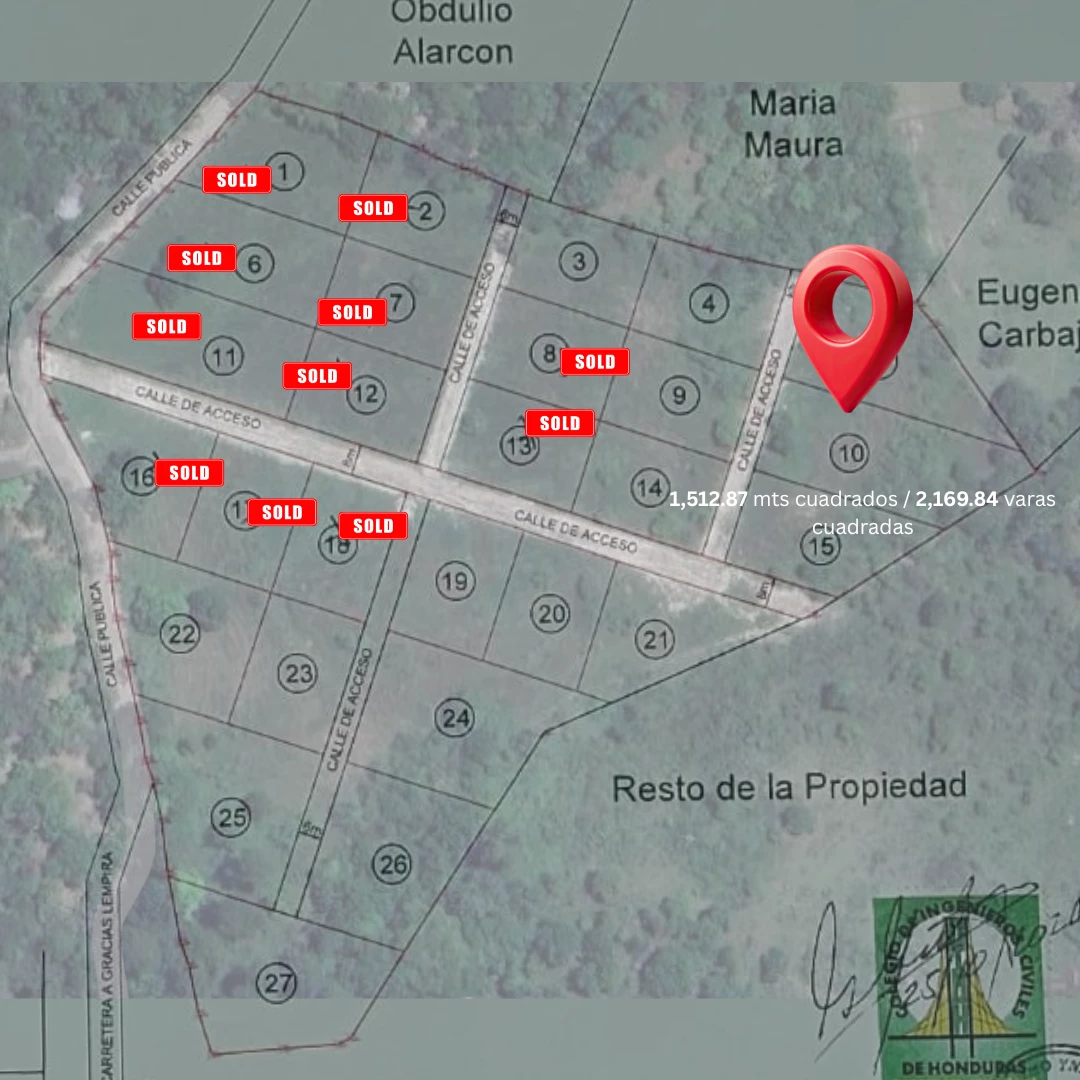 Lote Residencial en Venta – La Montañita | Santa Rosa de Copán 10
