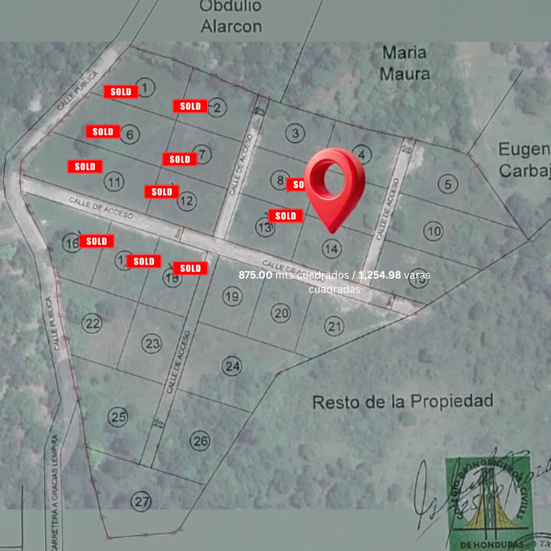 Lote Residencial en Venta – La Montañita | Santa Rosa de Copán 14