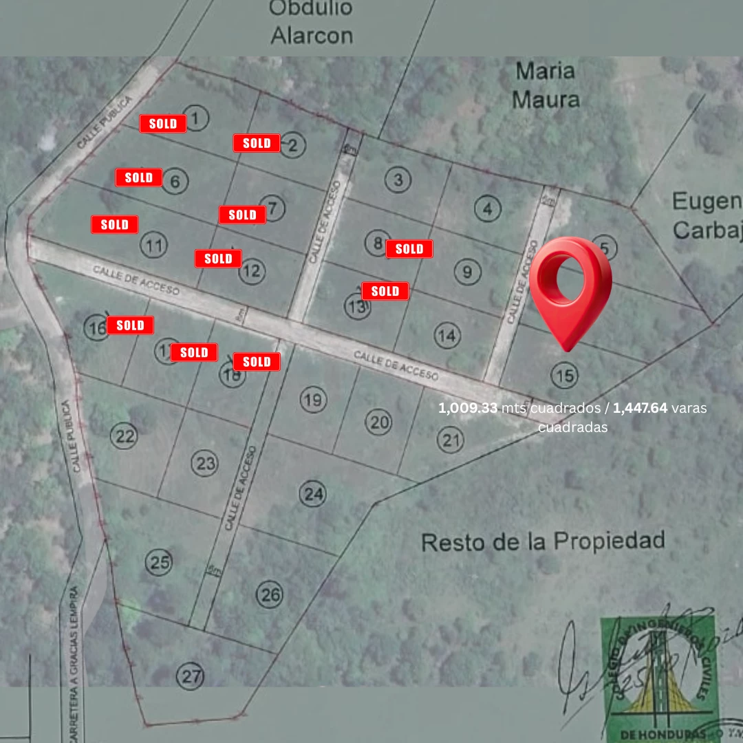 Lote Residencial en Venta – La Montañita | Santa Rosa de Copán 15