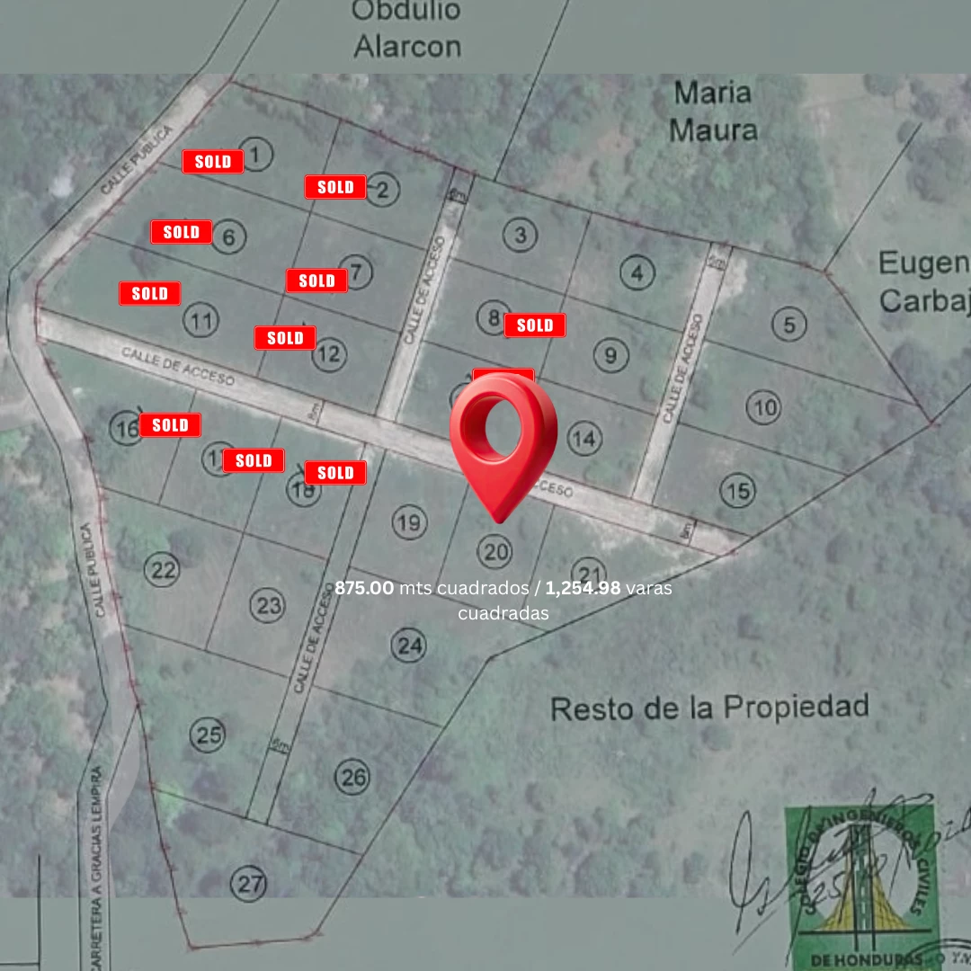 Lote Residencial en Venta – La Montañita | Santa Rosa de Copán 20