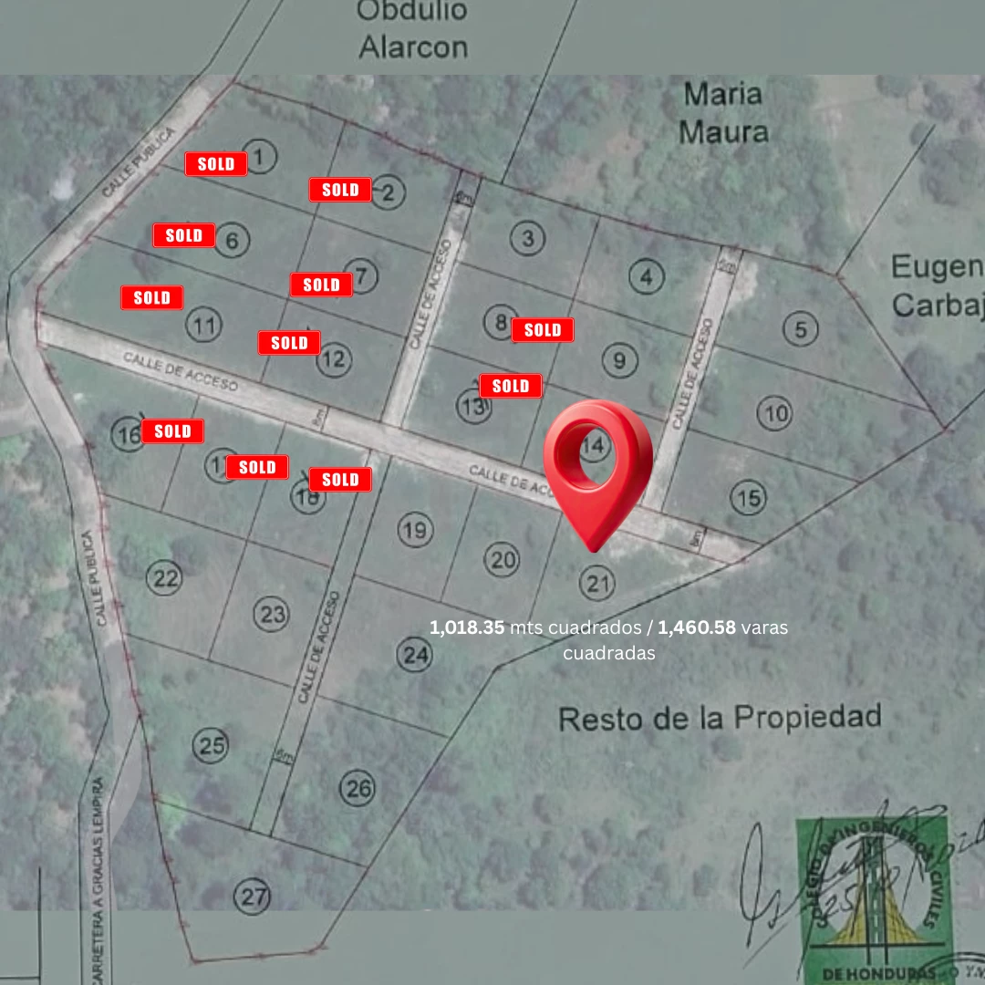 Lote Residencial en Venta – La Montañita | Santa Rosa de Copán 21