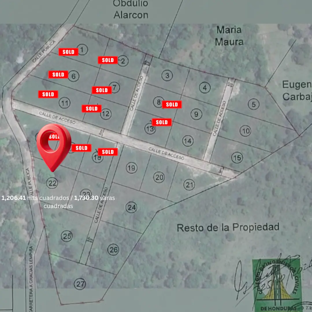 Lote Residencial en Venta – La Montañita | Santa Rosa de Copán 22