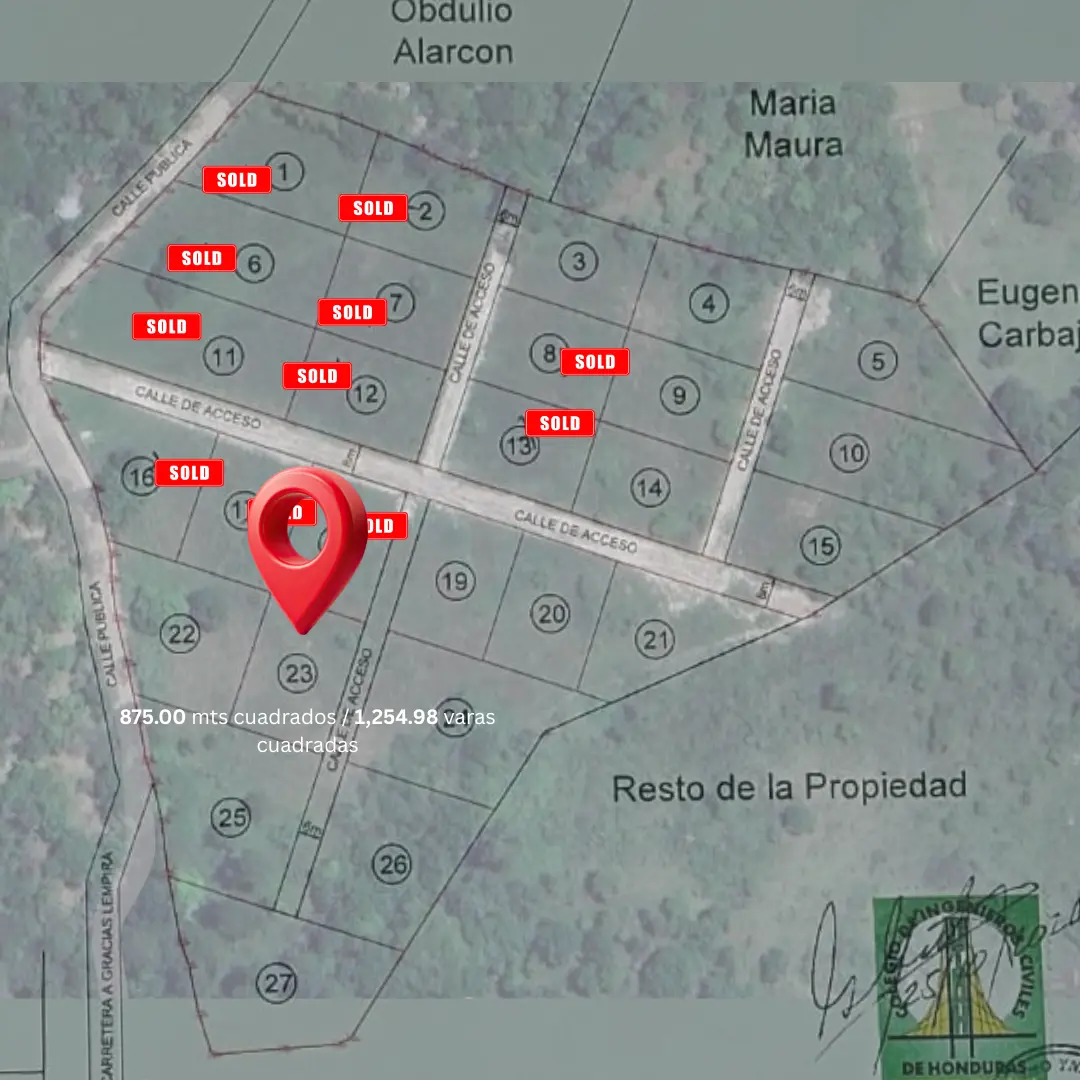 Lote Residencial en Venta – La Montañita | Santa Rosa de Copán 23
