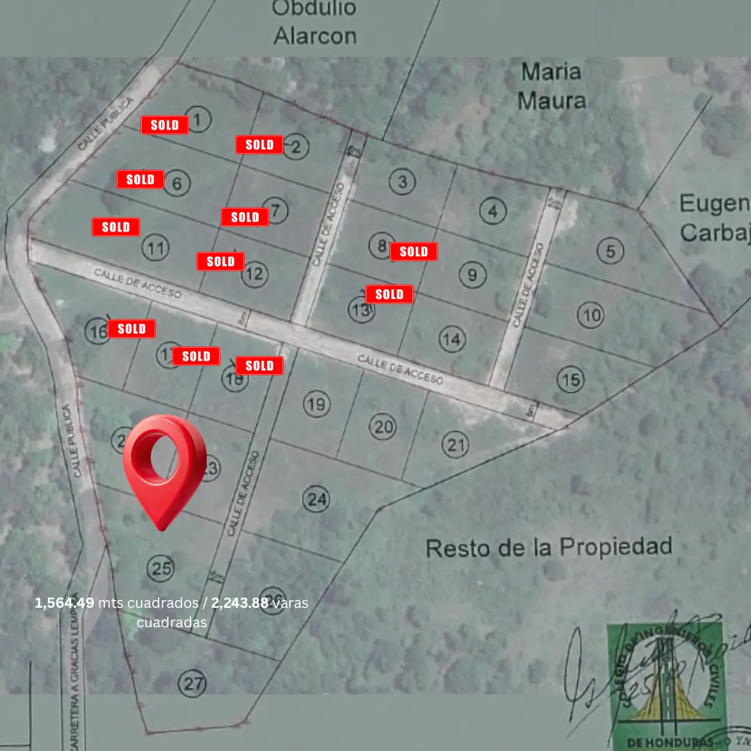 Lote Residencial en Venta en La Montañita | Santa Rosa de Copán 25