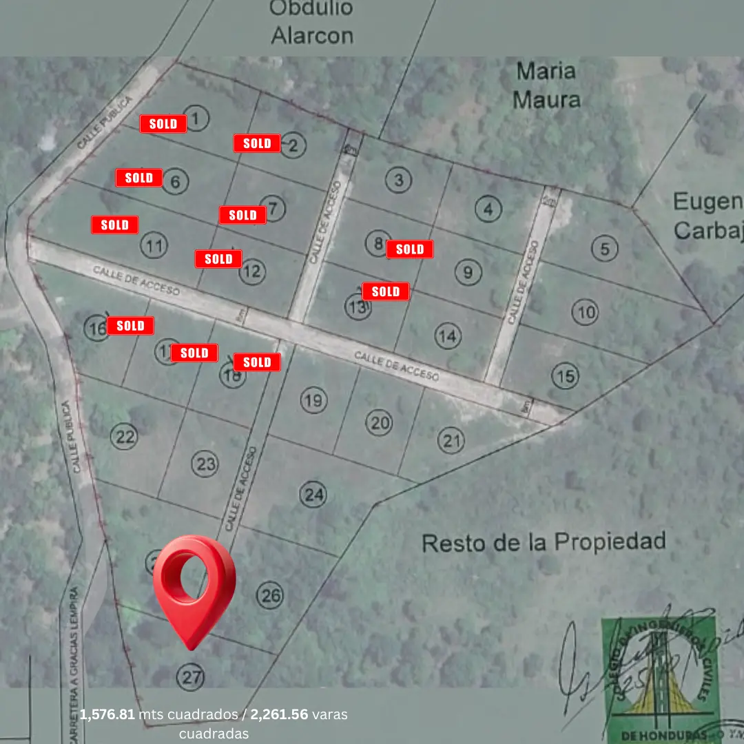 Lote Residencial en Venta – La Montañita | Santa Rosa de Copán 27