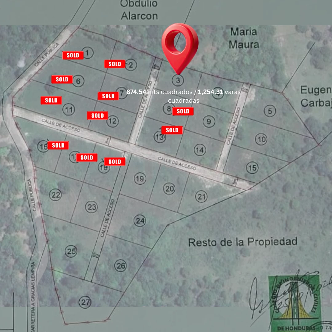 Lote Residencial en Venta – La Montañita | Santa Rosa de Copán 03