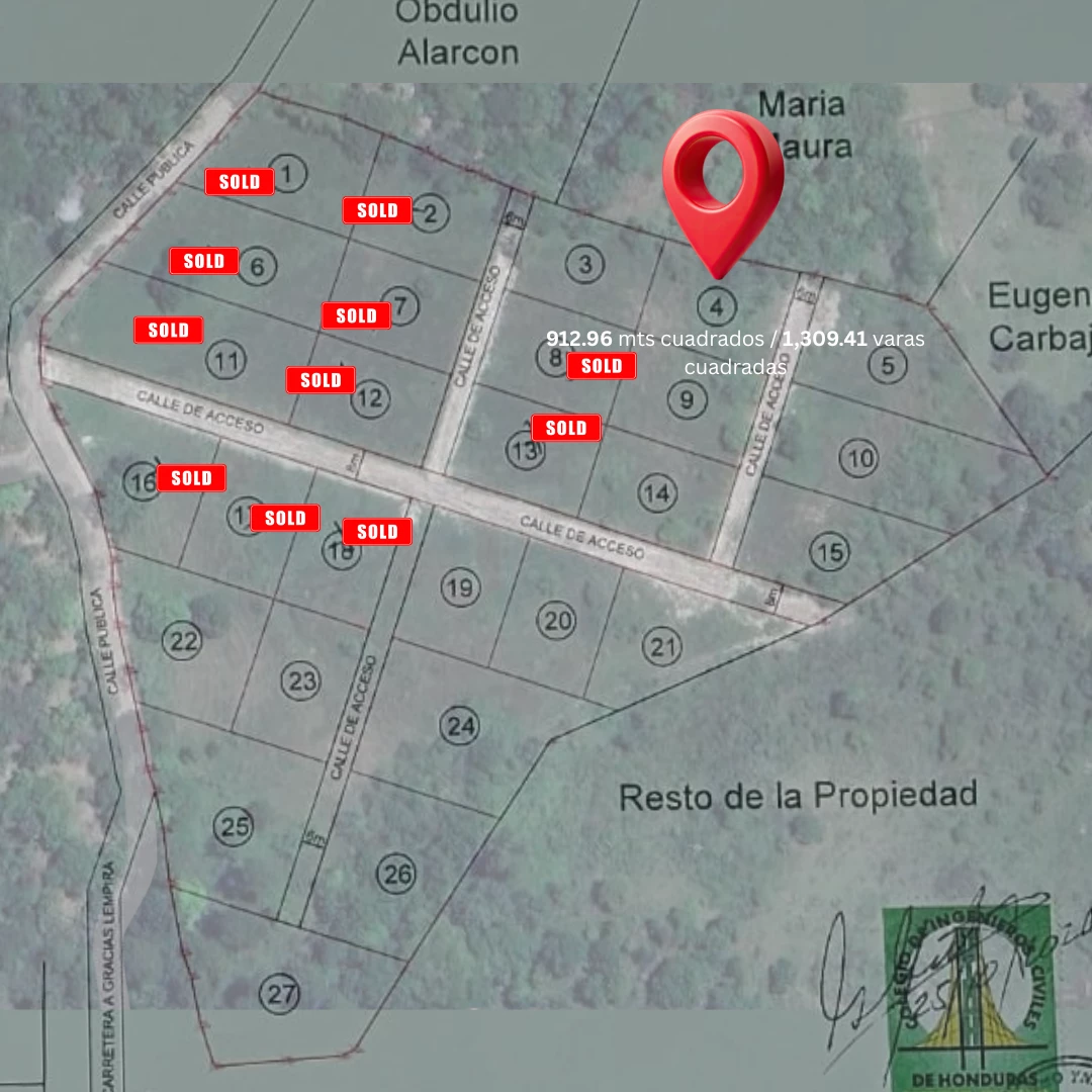 Lote Residencial en Venta – La Montañita | Santa Rosa de Copán 04