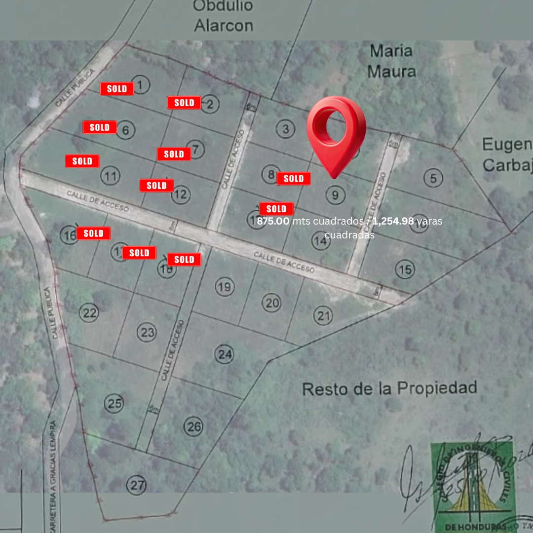 Lote Residencial en Venta – La Montañita | Santa Rosa de Copán 09