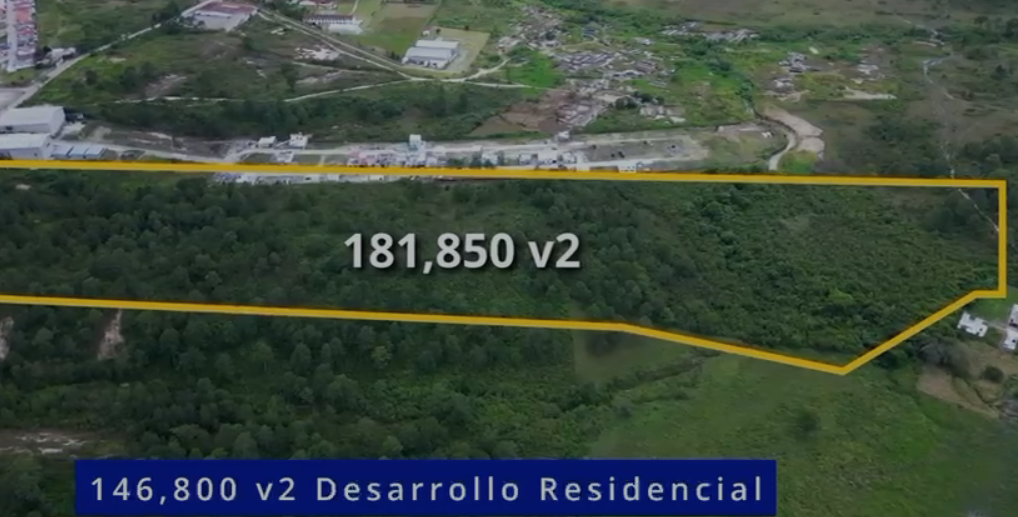 Terreno ideal para desarrollo comercial e industrial en Copán
